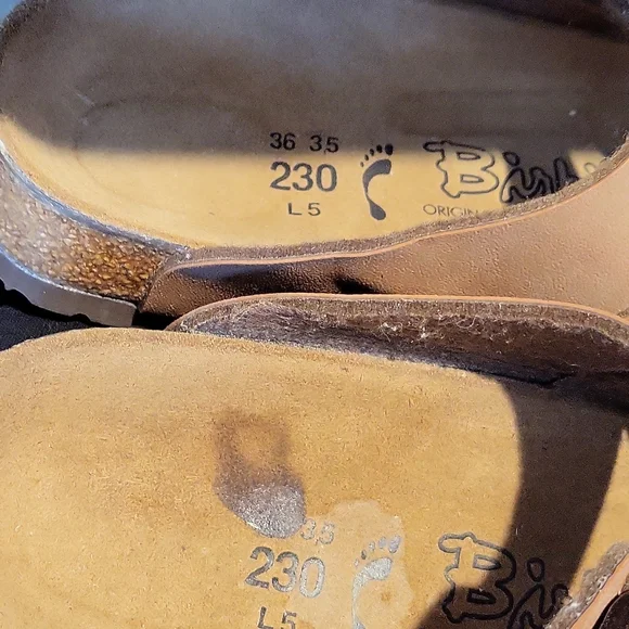 Birki's women's original birkenstock Fussbett NWOB 230 36 35 L/5 strappy sandals - Picture 7 of 7